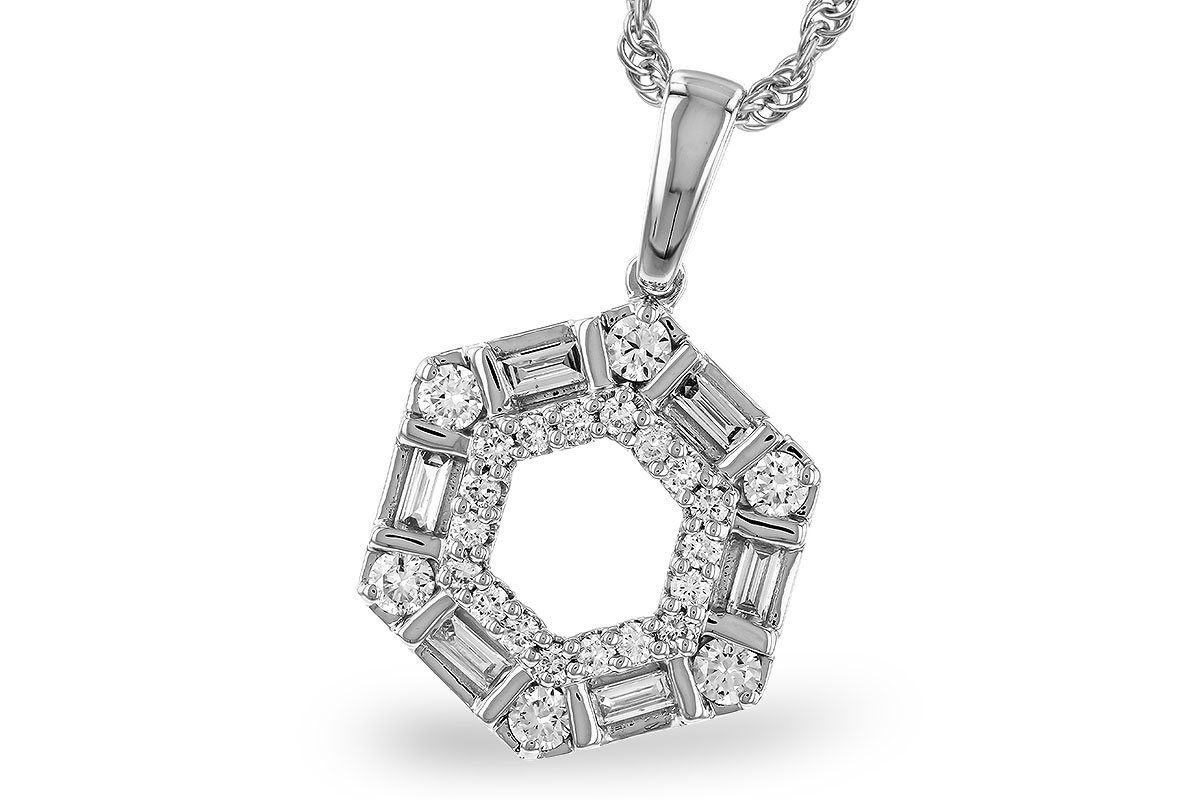 B311-10297: NECKLACE .14 TW BAG .50 TW