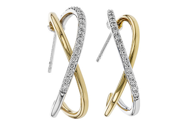B311-11260: EARRINGS .50 TW