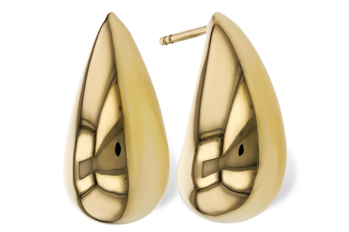 B311-14860: GOLD EARRINGS (20MM)