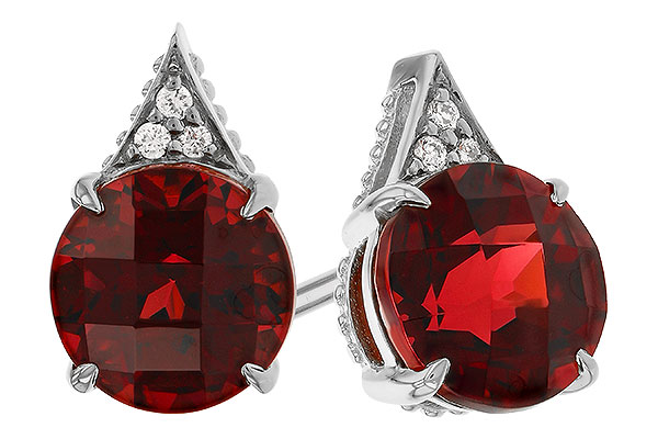 B311-15751: EARR 2.08 TW GARNET 2.10 TGW (6MM RD)