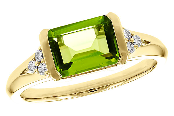 B311-15760: LDS RG 1.52 PERIDOT 1.61 TGW (8X6MM PER)
