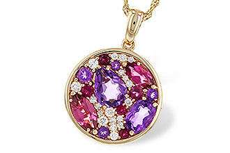 B311-15815: NECK 1.83 TW SEMI-PRECIOUS (P.TOUR, AMY) 2.00 TGW