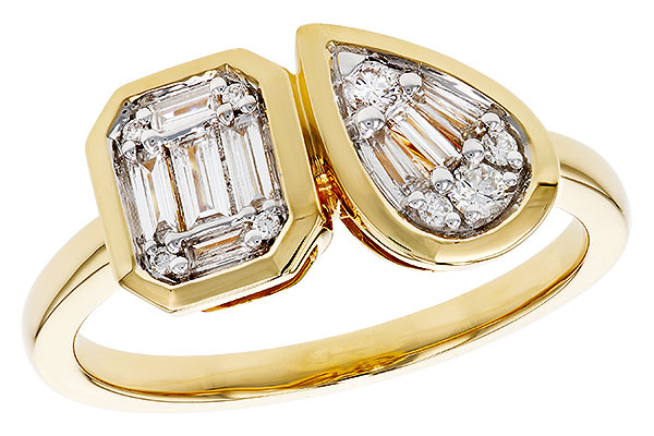 B311-16706: LDS DIA RG .17 TW BAGUETTE .25 TW