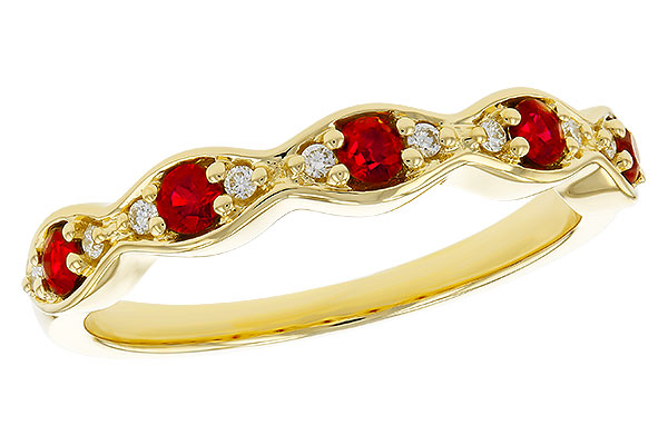 B311-17569: LDS WED RG .28 RUBY .34 TGW