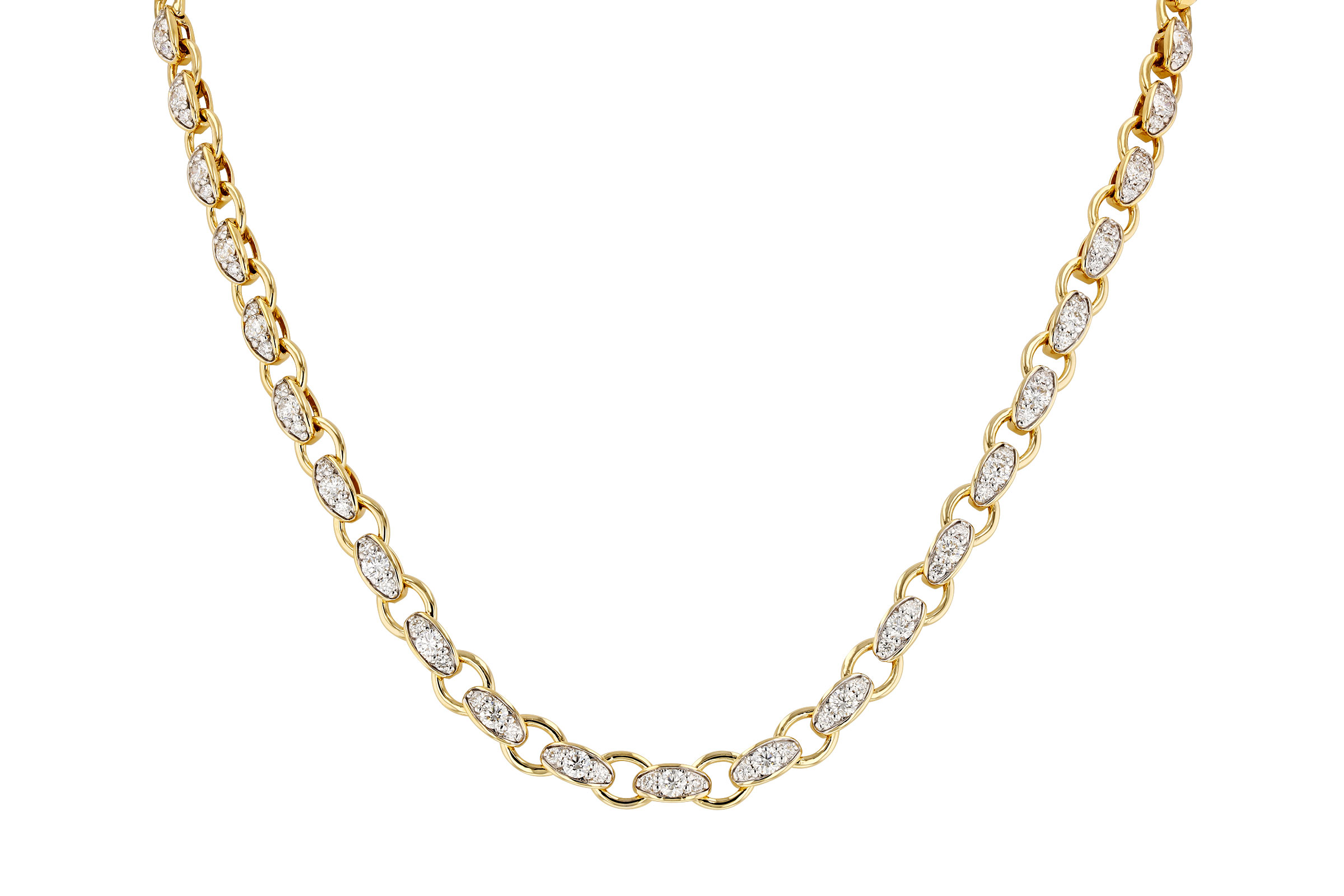 B312-02106: NECKLACE 3.18 TW (17.25")