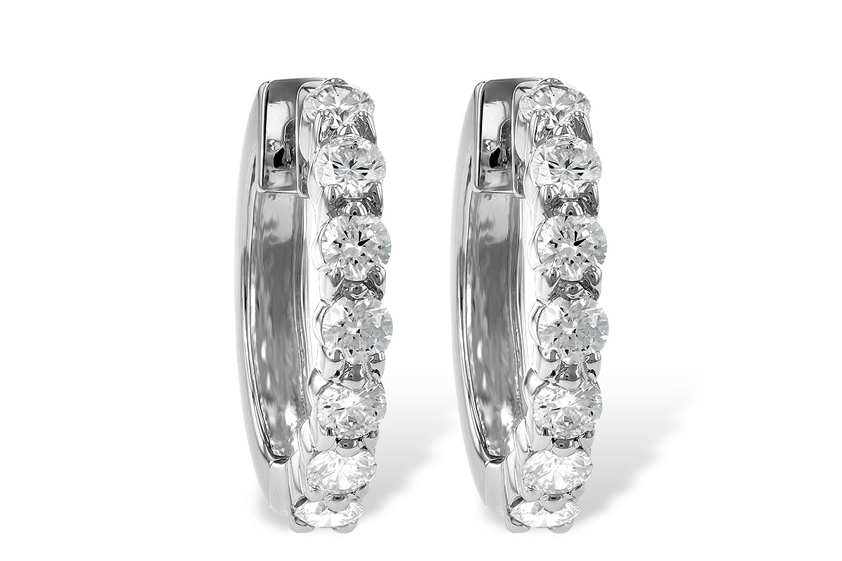 C037-48469: EARRINGS 1.00 CT TW