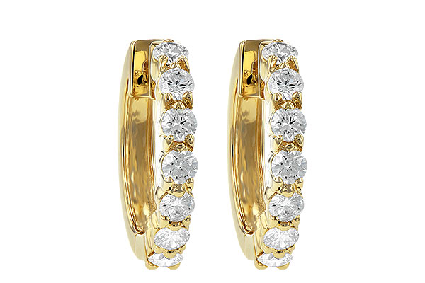 C037-48469: EARRINGS 1.00 CT TW