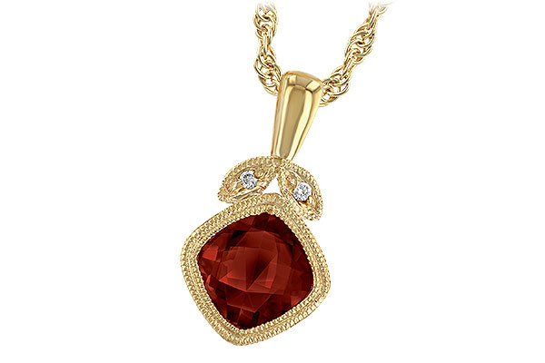 C220-25778: NECK 1.09 GARNET 1.10 TGW