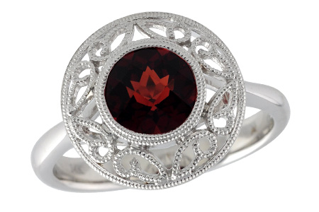 C222-93060: LDS RG 1.54 CT GARNET