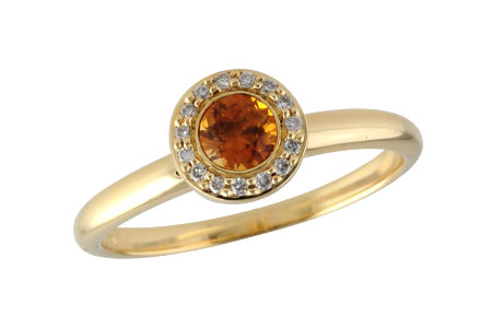 C222-99451: LDS RG .19 CITRINE .25 TGW