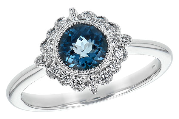 C225-64851: LDS RG .93 BLUE TOPAZ 1.05 TGW