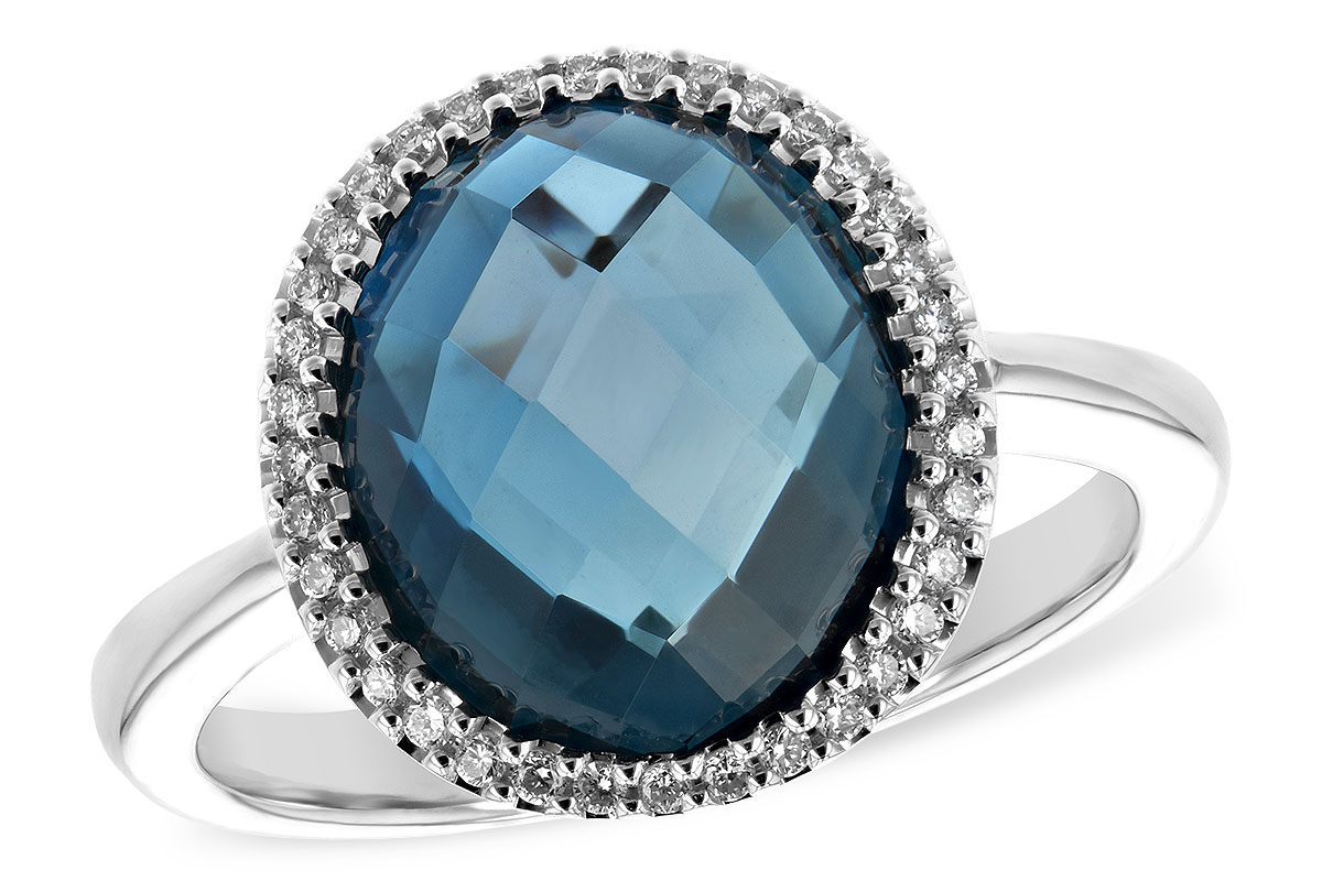 C225-65742: LDS RG 5.31 LONDON BLUE TOPAZ 5.45 TGW