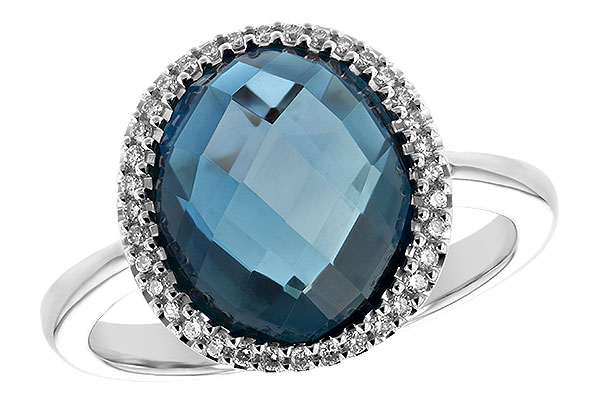 C225-65742: LDS RG 5.31 LONDON BLUE TOPAZ 5.45 TGW