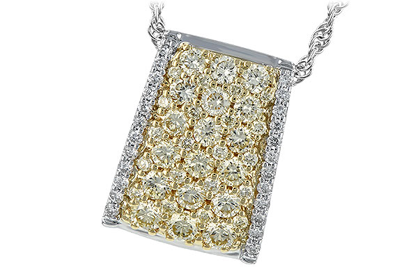 C225-65769: NECK .95 YELLOW DIAS 1.09 TW