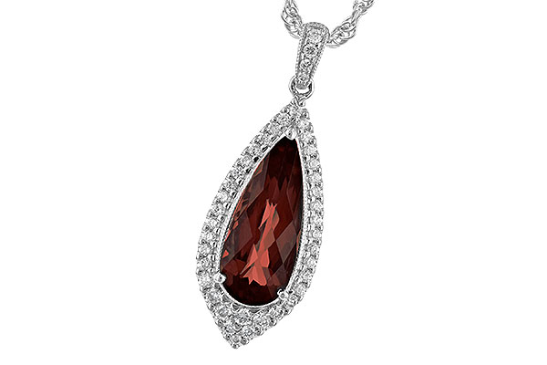 C225-66678: NECK 2.27 GARNET 2.52 TGW