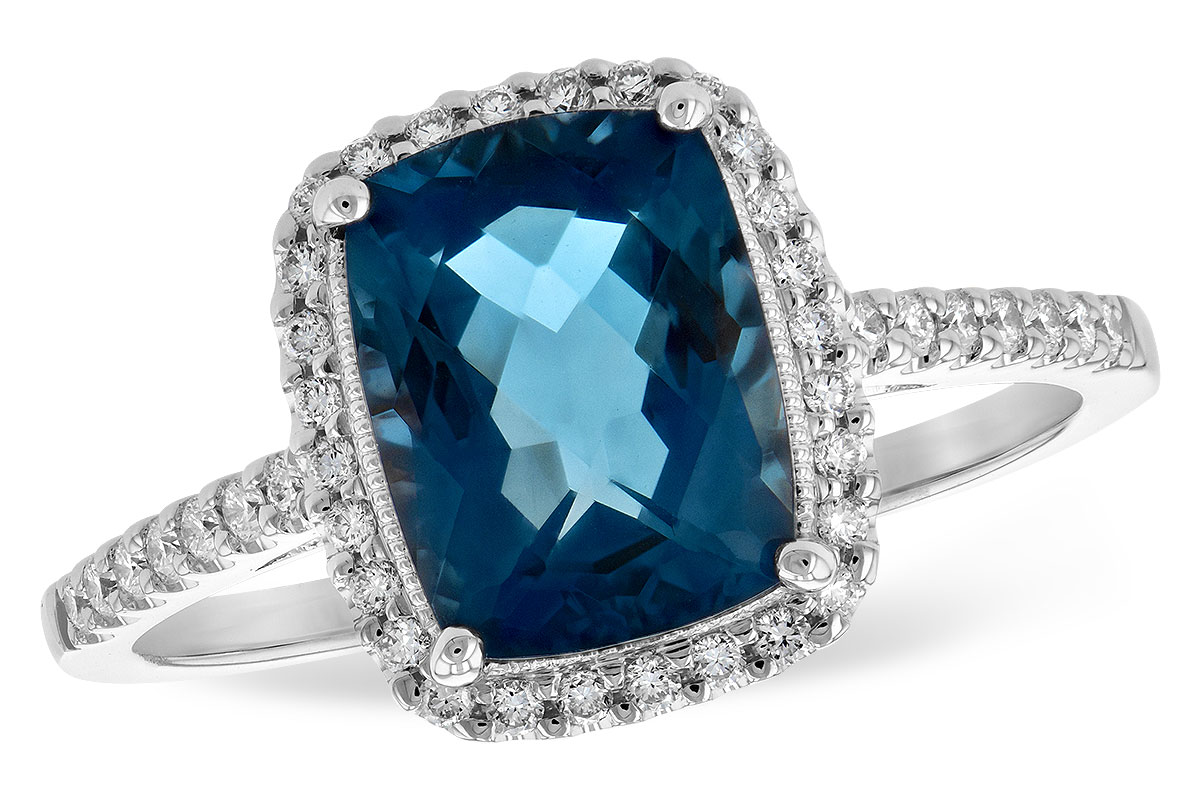 C225-72169: LDS RG 2.42 LONDON BLUE TOPAZ 2.62 TGW