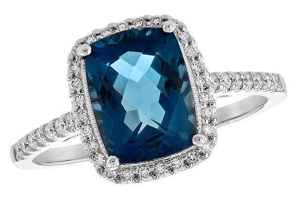 C225-72169: LDS RG 2.42 LONDON BLUE TOPAZ 2.62 TGW