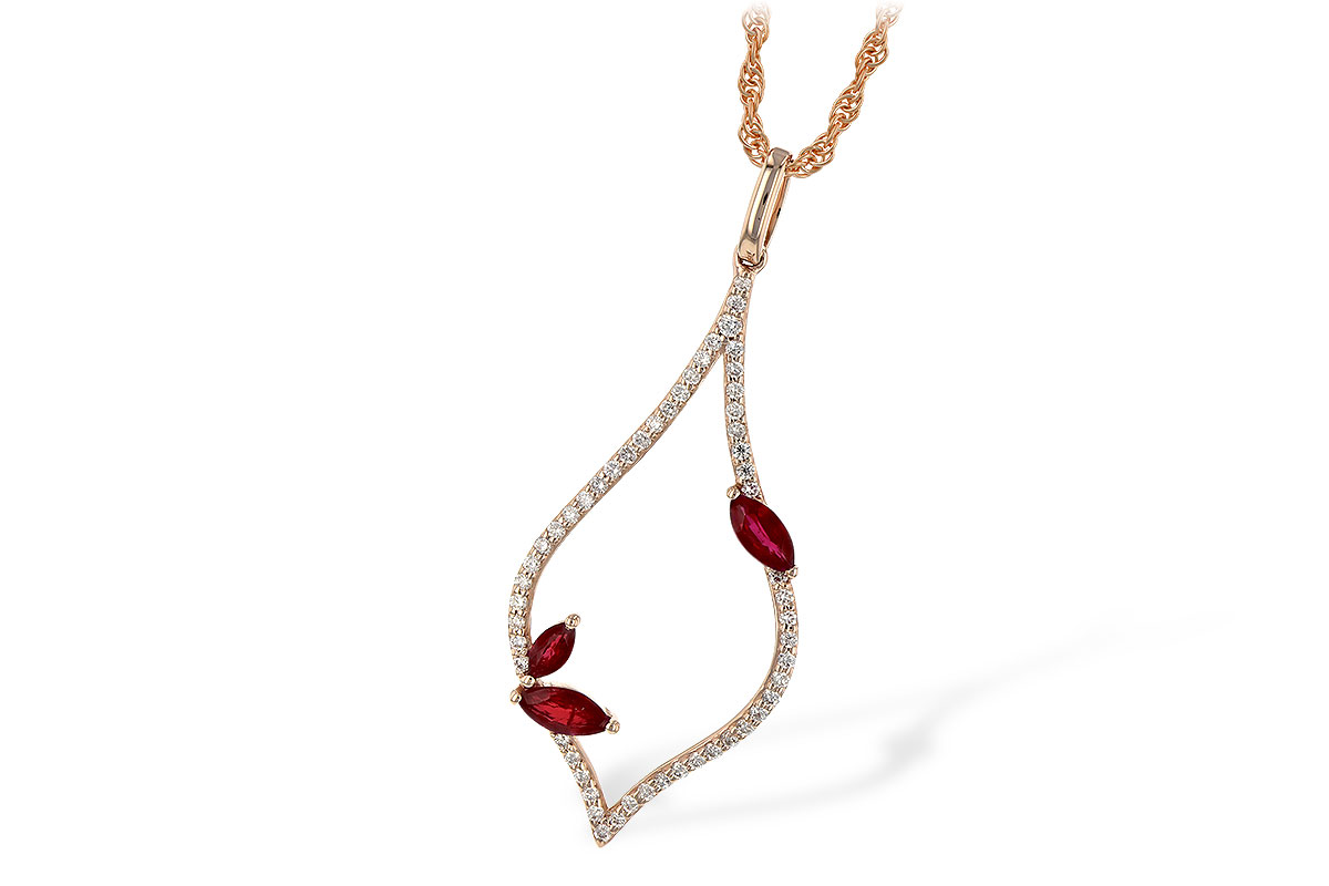 C226-54869: NECK .36 RUBY .56 TGW