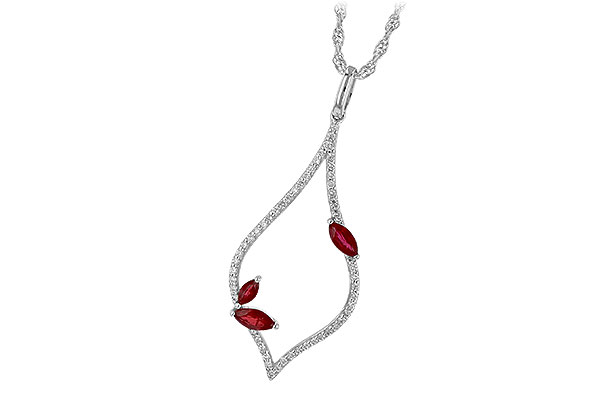 C226-54869: NECK .36 RUBY .56 TGW