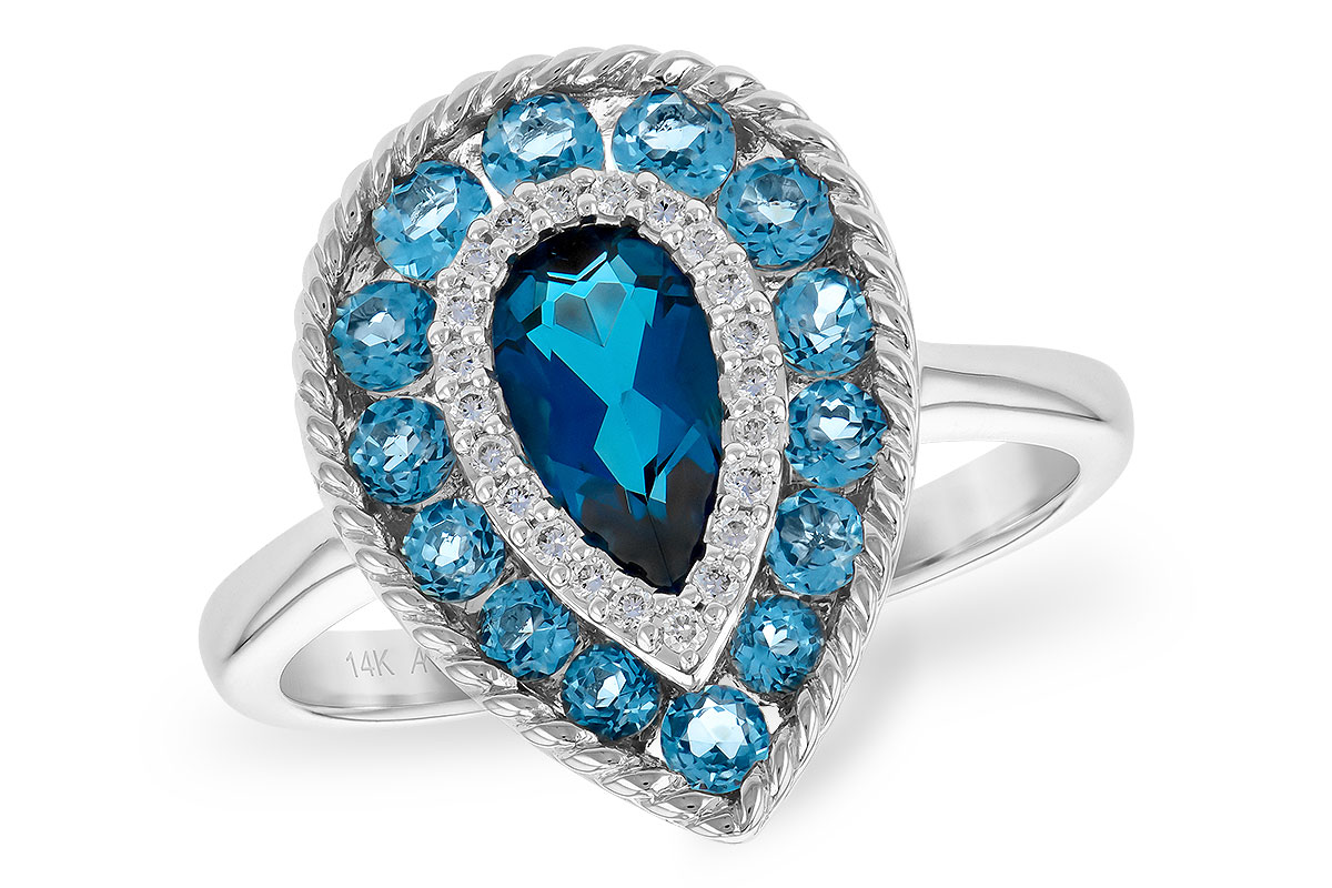 C226-58533: LDS RG 1.52 TW BLUE TOPAZ 1.60 TGW