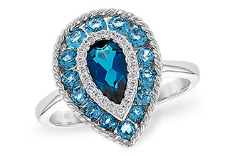 C226-58533: LDS RG 1.52 TW BLUE TOPAZ 1.60 TGW