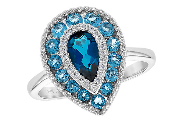 C226-58533: LDS RG 1.52 TW BLUE TOPAZ 1.60 TGW