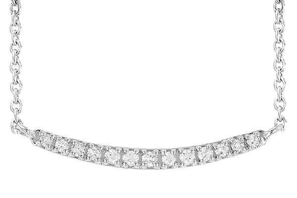 C226-60315: NECKLACE .10 TW (13 STONES)