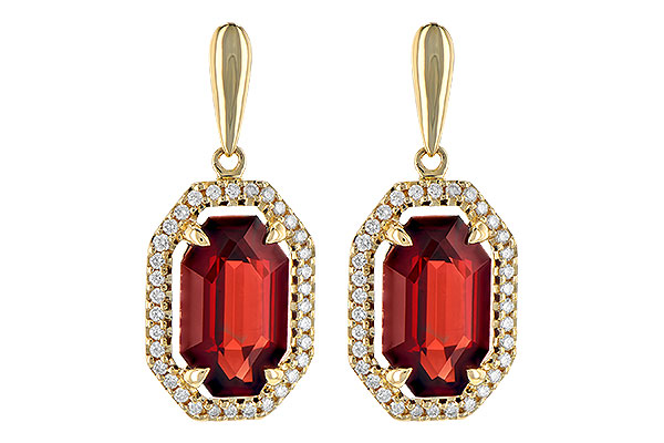 C226-60333: EARR 3.30 TW GARNET 3.49 TGW