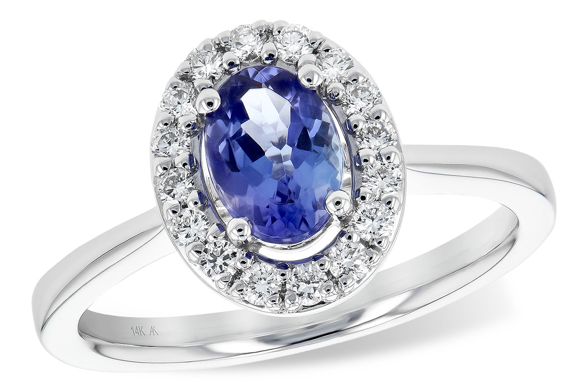 C226-61251: LDS RG .73 TANZANITE .97 TGW