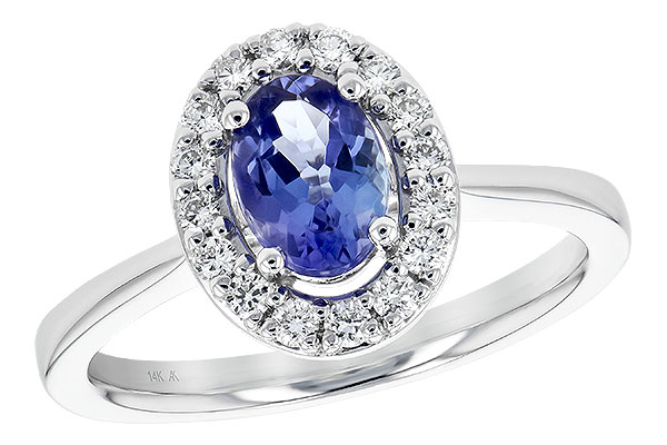 C226-61251: LDS RG .73 TANZANITE .97 TGW