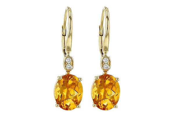 C226-63006: EARR 3.20 TW CITRINE 3.25 TGW (9x7MM CIT)