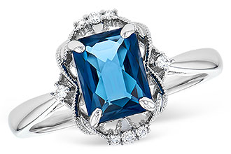 C309-30306: LDS RG 1.70 LONDON BLUE TOPAZ 1.76 TGW