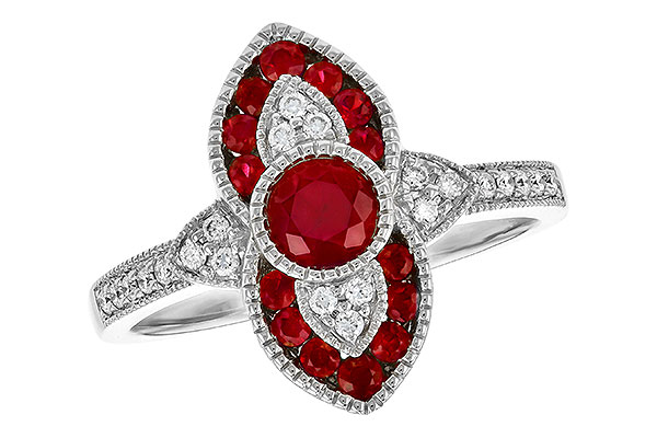 C309-30351: LDS RG .63 TW RUBY .75 TGW