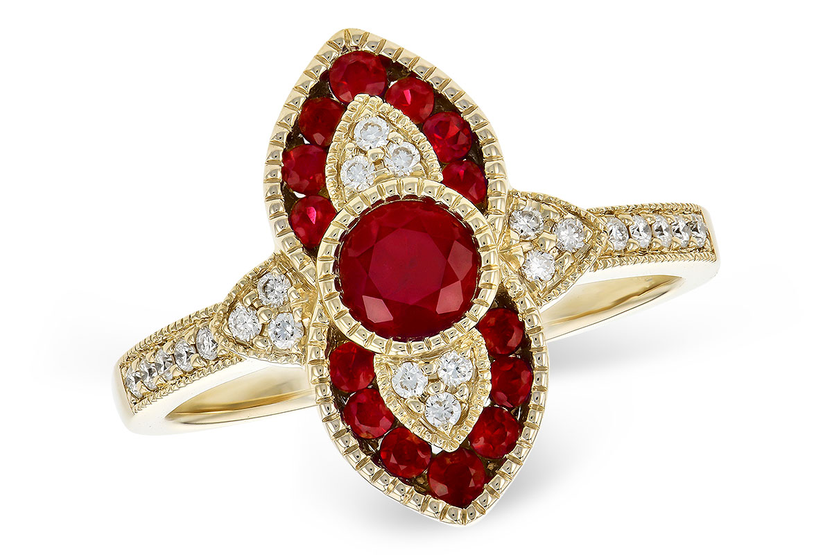 C309-30351: LDS RG .63 TW RUBY .75 TGW