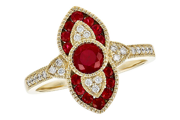 C309-30351: LDS RG .63 TW RUBY .75 TGW