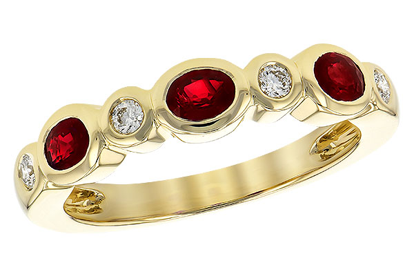 C309-30360: LDS WED RG .55 RUBY .68 TGW