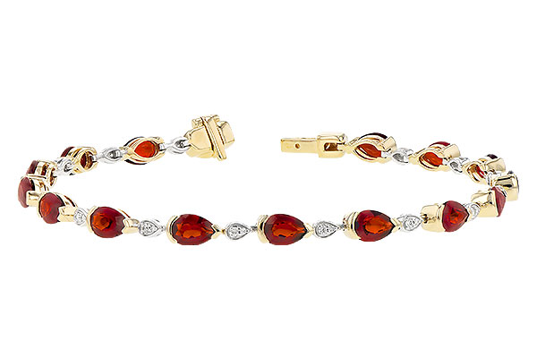 C309-31206: BRACELET 6.44 GARNET 6.60 TGW
