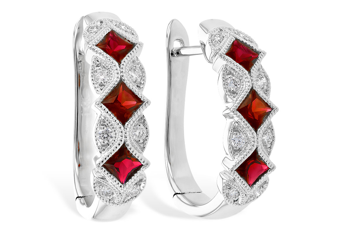 C309-33060: EARR .75 RUBY .87 TGW