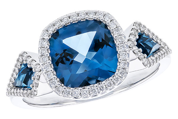 C310-21215: LDS RG 2.46 TW LONDON BLUE TOPAZ 2.72 TGW