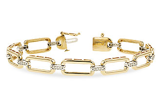 C310-23942: BRACELET .25 TW (7.5" - D225-69415 WITH LARGER LINKS)