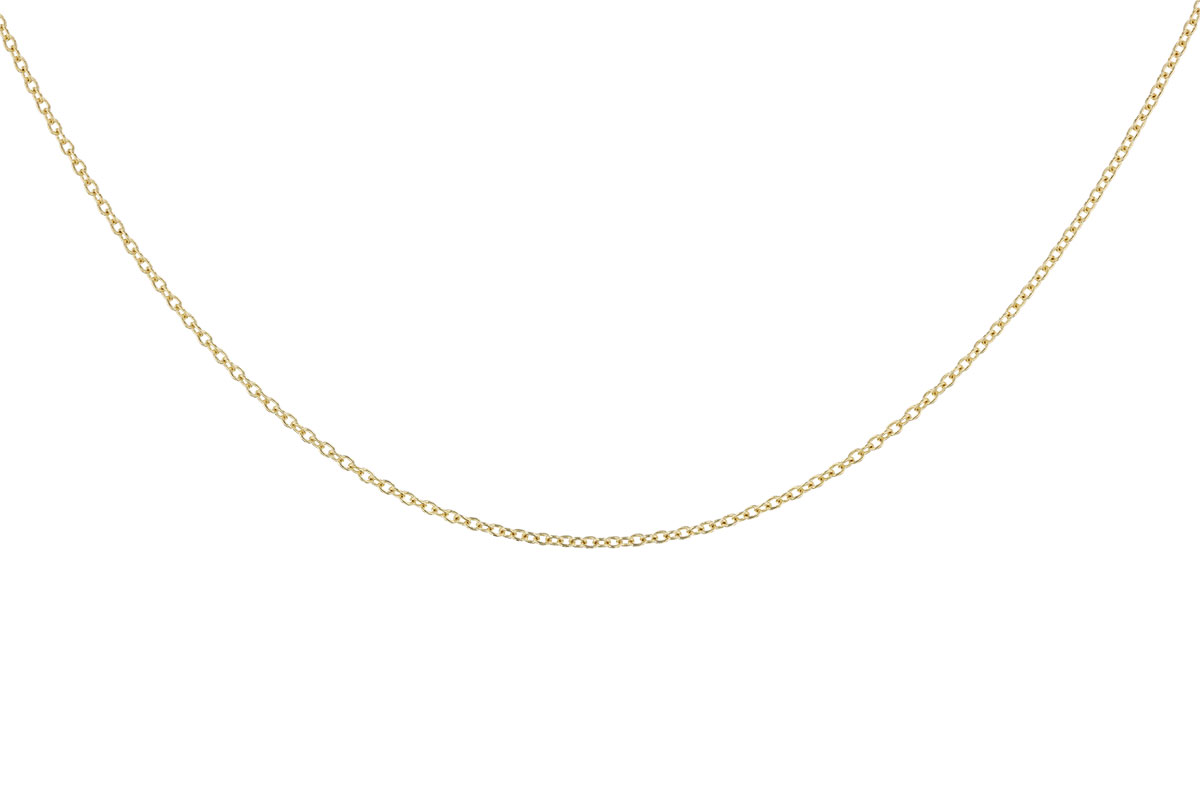 C310-24851: CABLE CHAIN (24IN, 1.3MM, 14KT, LOBSTER CLASP)