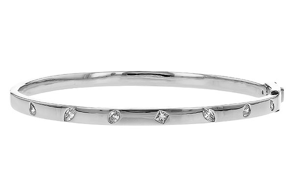 C310-24860: BANGLE .35 TW FANCY CUT DIAMONDS