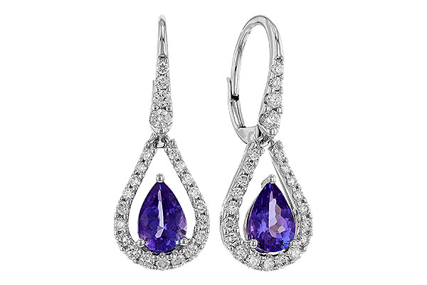 C311-10315: EARR 1.48 TW TANZANITE 1.98 TGW (7x5 PEAR)