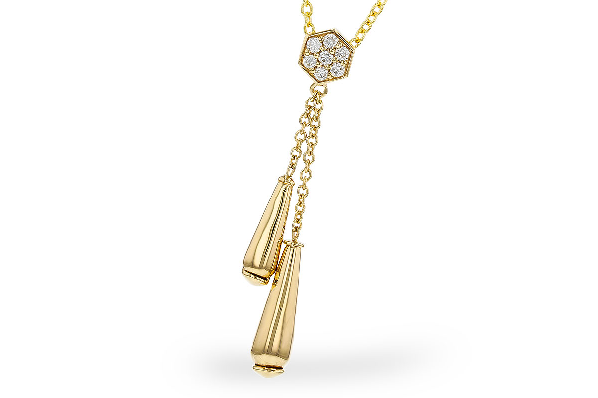 C311-10324: NECKLACE .11 TW