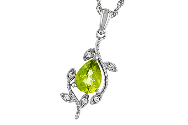 C311-12133: NECKLACE 1.16 PERIDOT 1.21 TGW (8x6MM PER)