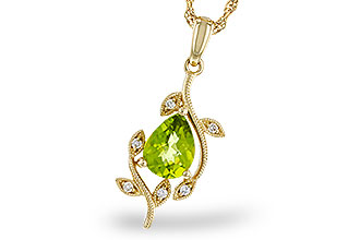 C311-12133: NECKLACE 1.16 PERIDOT 1.21 TGW (8x6MM PER)