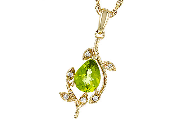 C311-12133: NECKLACE 1.16 PERIDOT 1.21 TGW (8x6MM PER)