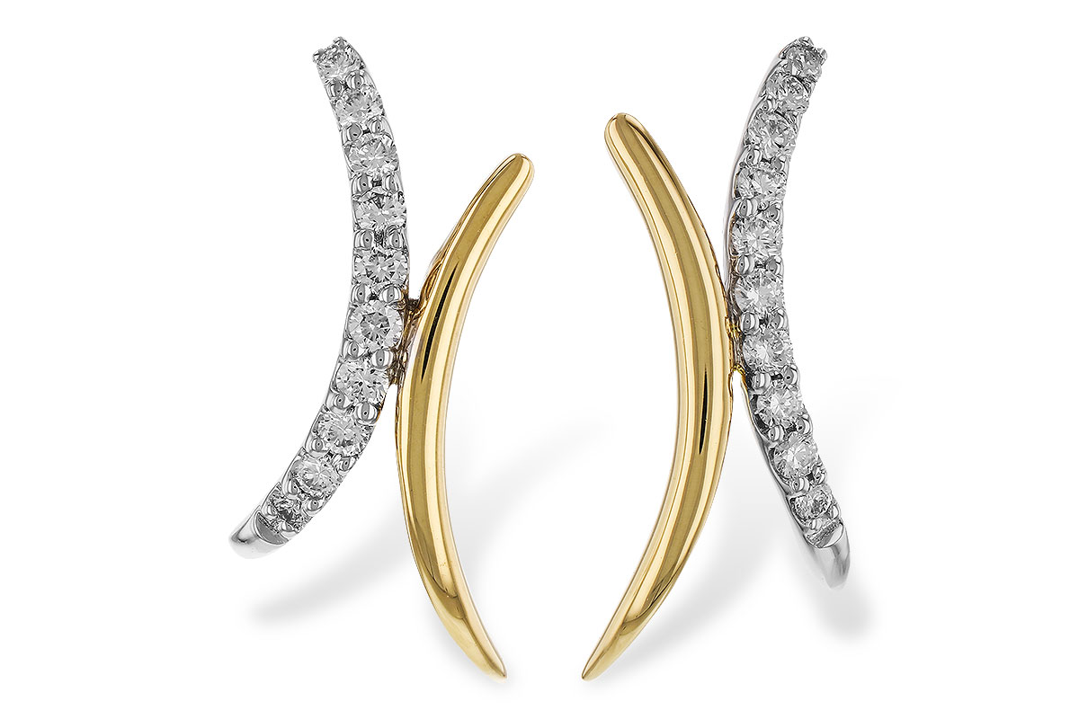 C311-13978: EARRINGS .15 TW