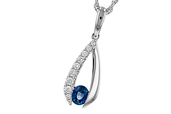 C311-14824: NECKLACE .38 SAPP .54 TGW (5x4 SAPP)
