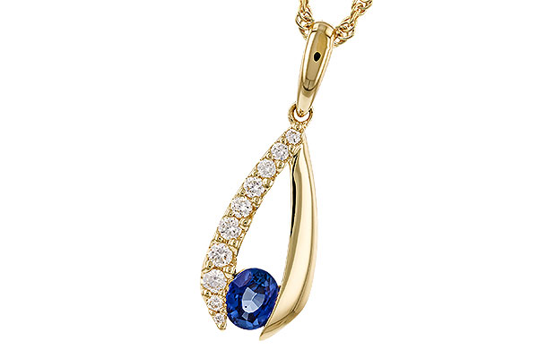 C311-14824: NECKLACE .38 SAPP .54 TGW (5x4 SAPP)